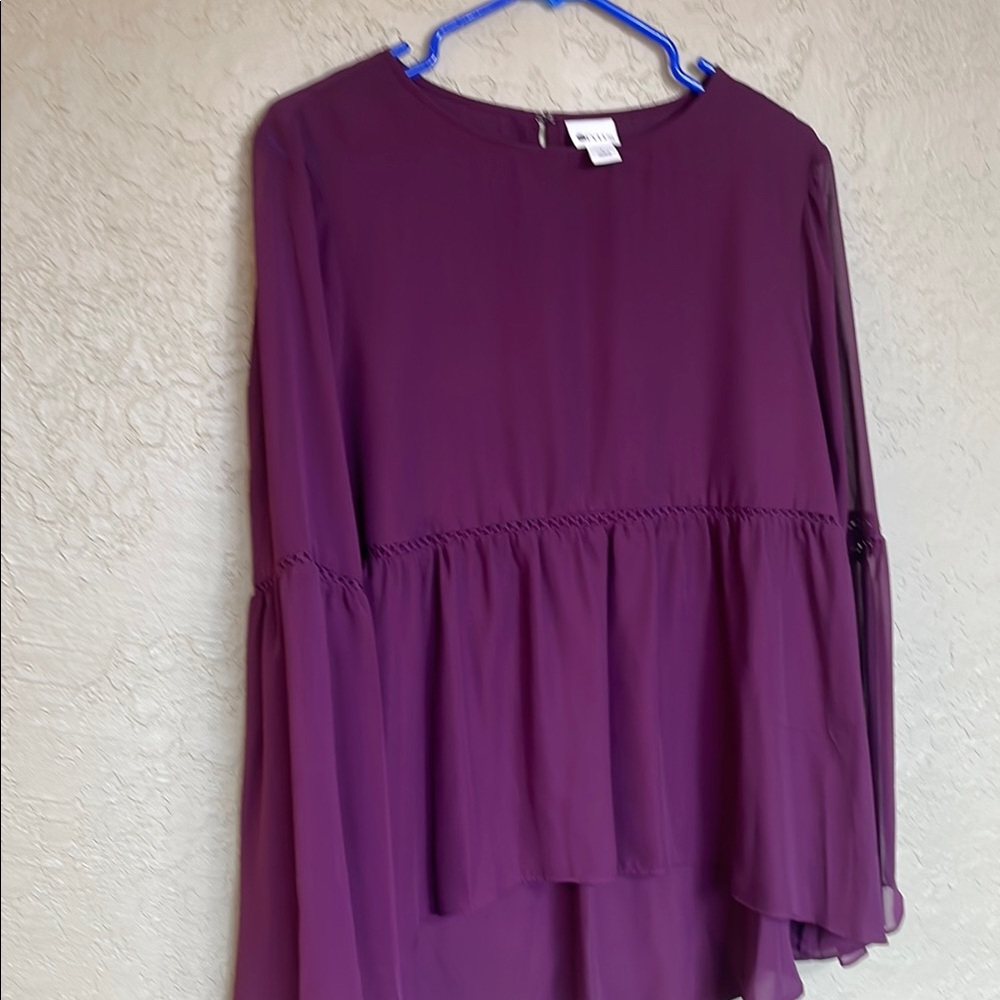 STYLUS Purple Women's Blouse